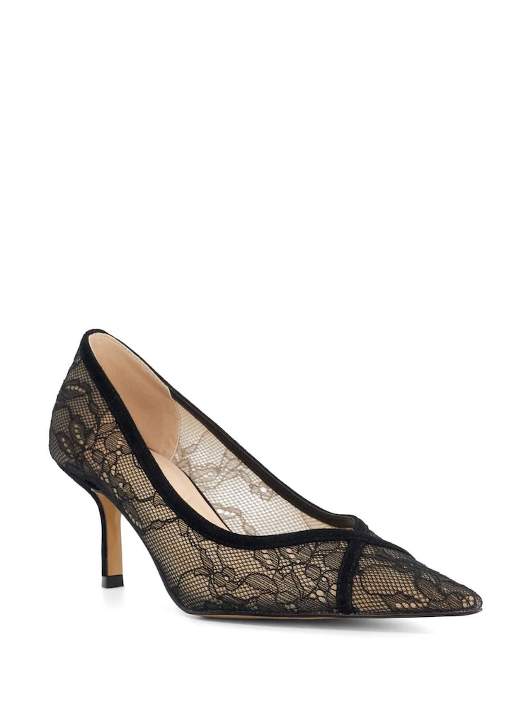 Dune London Black Ascend Court Shoes - Image 2 of 6
