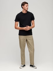 Superdry Brown Straight Chinos Trousers - Image 3 of 6