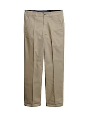 Superdry Brown Straight Chinos Trousers - Image 4 of 6