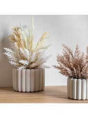 Gallery Home Grey Potted Dry Grass Mix - Image 1 of 4