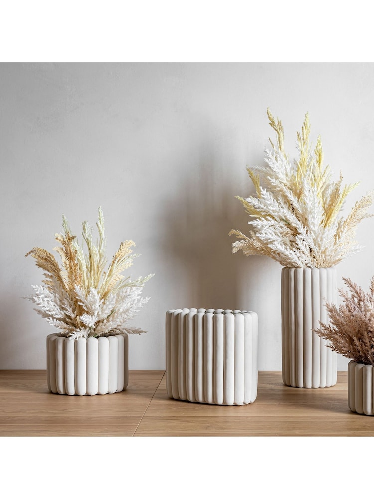 Gallery Home Grey Potted Dry Grass Mix - Image 2 of 4