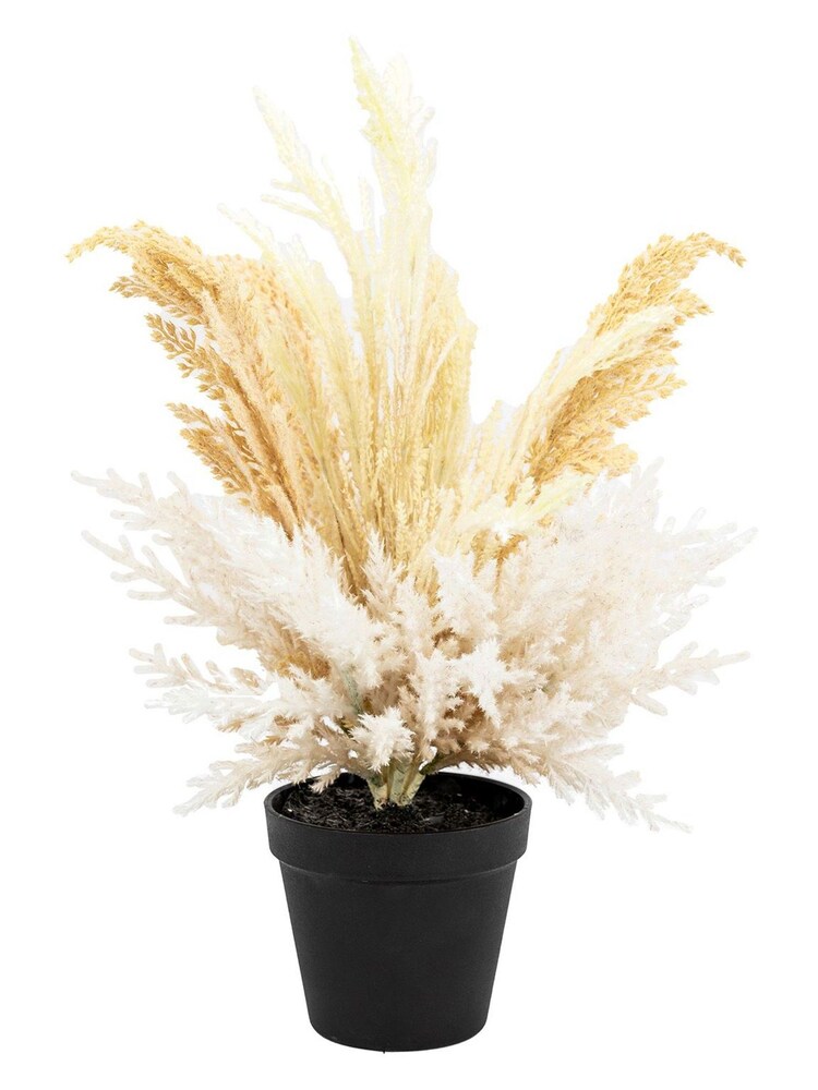 Gallery Home Grey Potted Dry Grass Mix - Image 4 of 4 Gallery Home Grey Potted Dry Grass Mix - Image 4 of 4