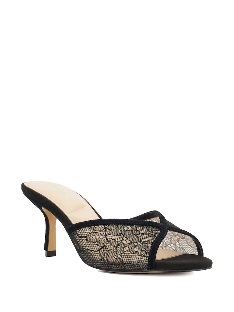 Dune London Black Monarchs Heeled Sandals - Image 2 of 5