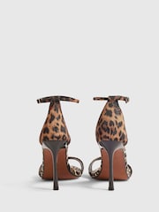 River Island Leopard Stiletto Heeled Sandals - Bilde 3 av 5