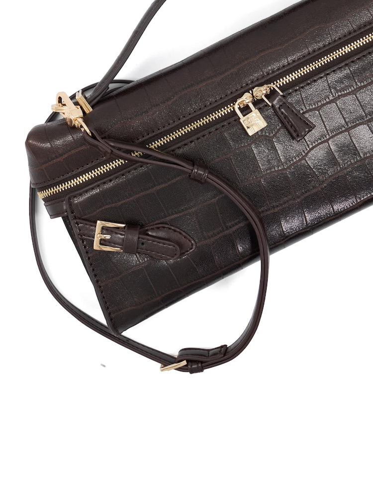 Dune London Brown Declarations Cross-Body Bag - Image 4 of 4 Dune London Brown Declarations Cross-Body Bag - Image 4 of 4