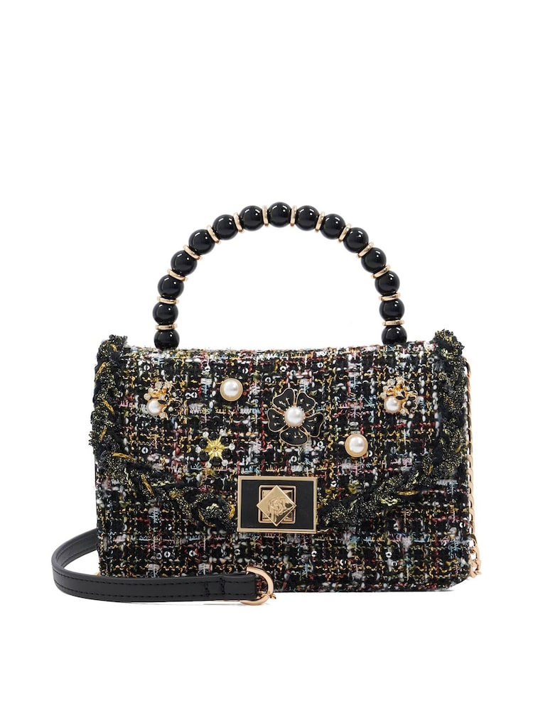 Schwarz - Dune London Blooms Tragetasche - Bild 1 von 4 Schwarz - Dune London Blooms Tragetasche - Bild 1 von 4
