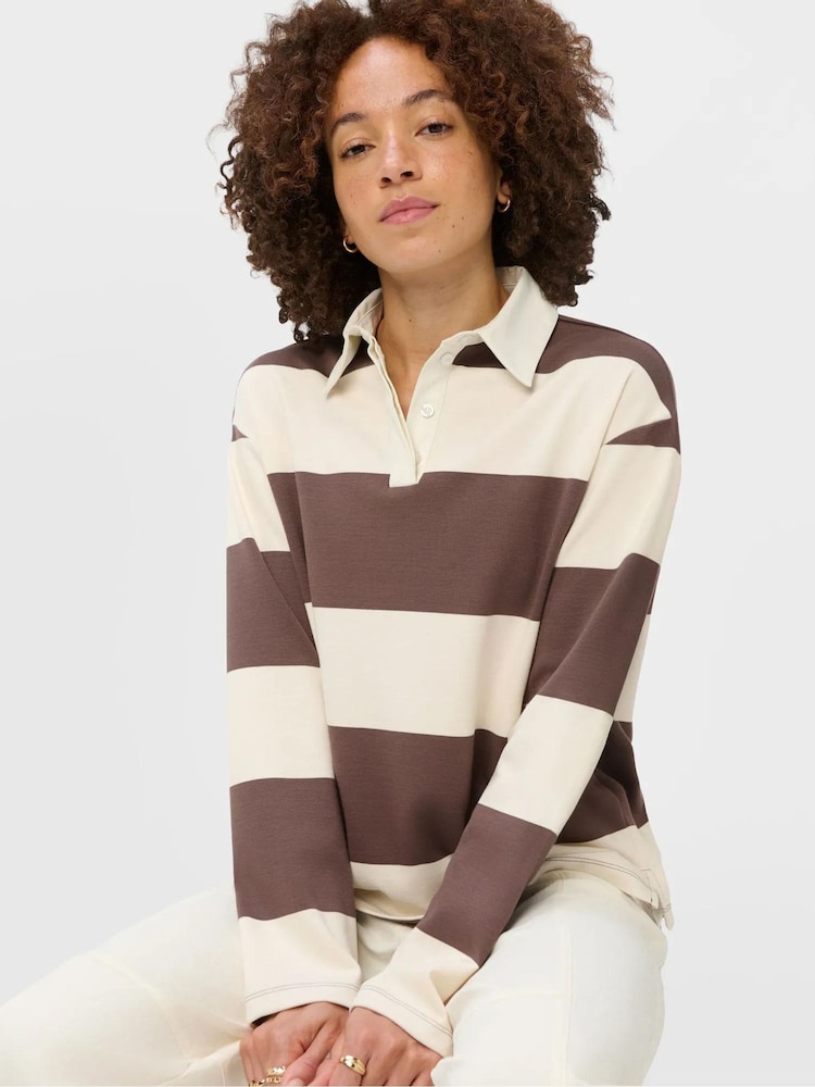 Sweaty Betty White Rugby Shirt - Image 1 of 6