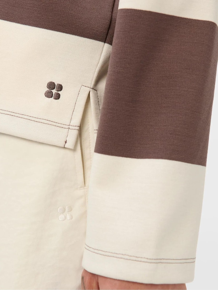 Sweaty Betty White Rugby Shirt - Image 6 of 6