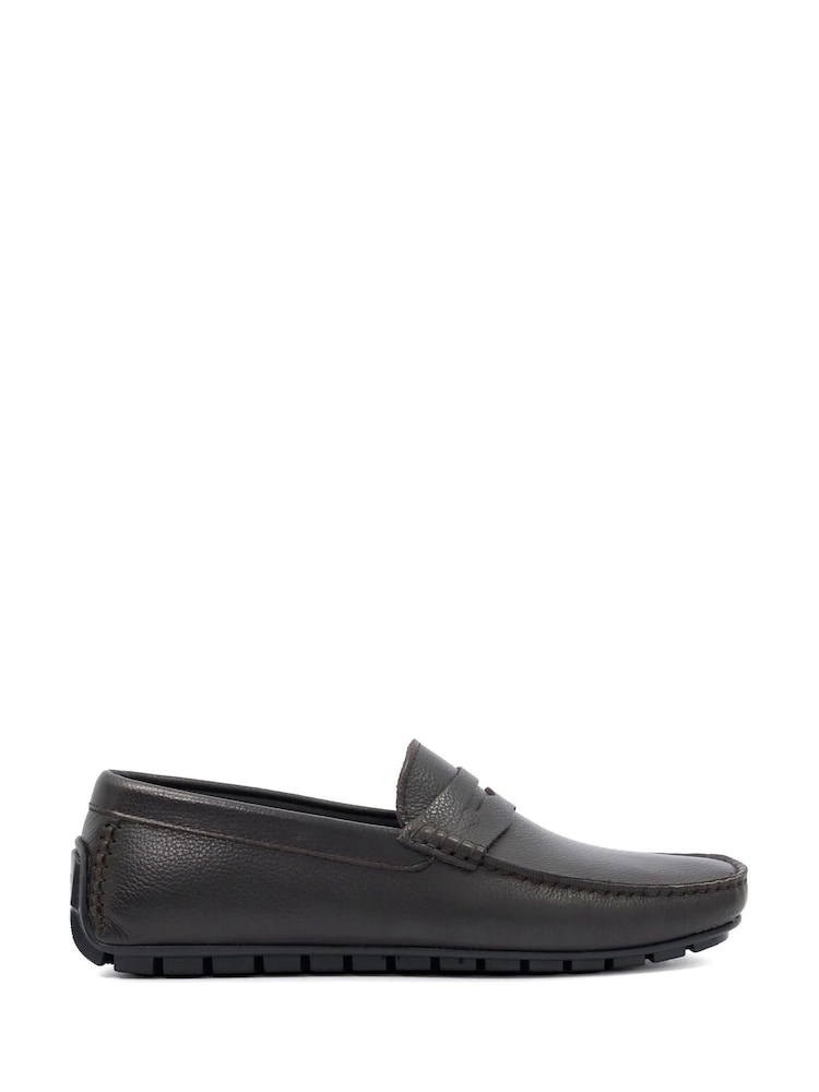 Dune London Brown Brackley Moccasins - Image 1 of 5 Dune London Brown Brackley Moccasins - Image 1 of 5