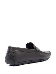 Dune London Brown Brackley Moccasins - Image 3 of 5