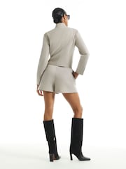 River Island Grey Military Style Shorts - Image 4 of 4