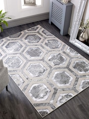 Asiatic Rugs Grey Aurora Crystal Rug - Image 1 of 4