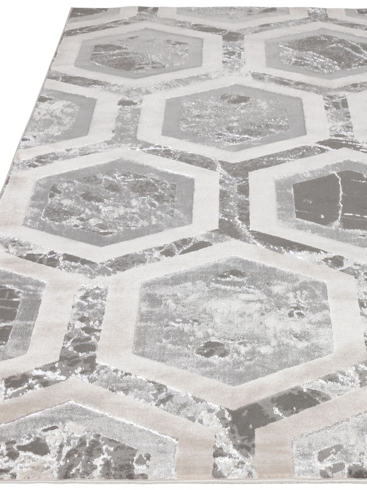 Asiatic Rugs Grey Aurora Crystal Rug - Image 5 of 5