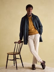 Joules Jarvis Dark Yellow Crew Neck Knitted Jumper - Image 6 of 7