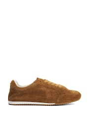 Dune London Tan Brown Elora Trainers - Image 1 of 5