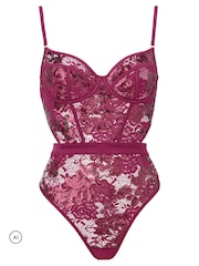 Ann Summers Bright Red Hold Me Tight Lace Body - Image 7 of 7