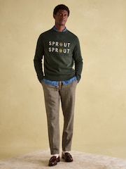 Joules Sprout, Sprout, Let It All Out Crew Neck Jumper - Image 3 of 5