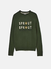 Joules Sprout, Sprout, Let It All Out Crew Neck Jumper - Image 5 of 5