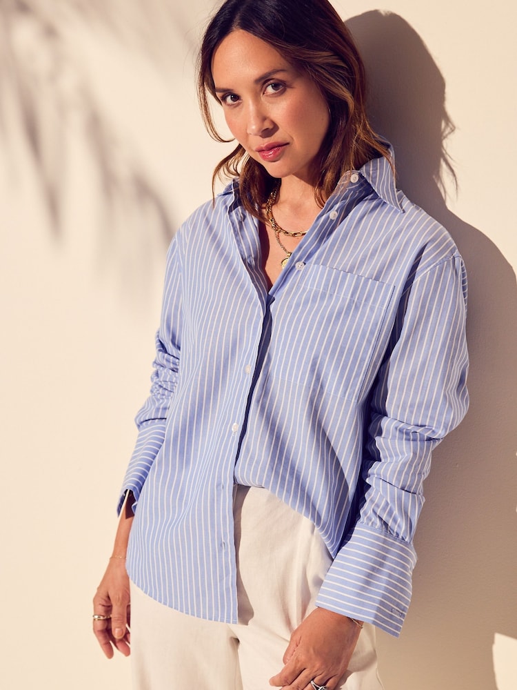 Myleene Klass Oversized Cotton Poplin Shirt - Image 1 of 7