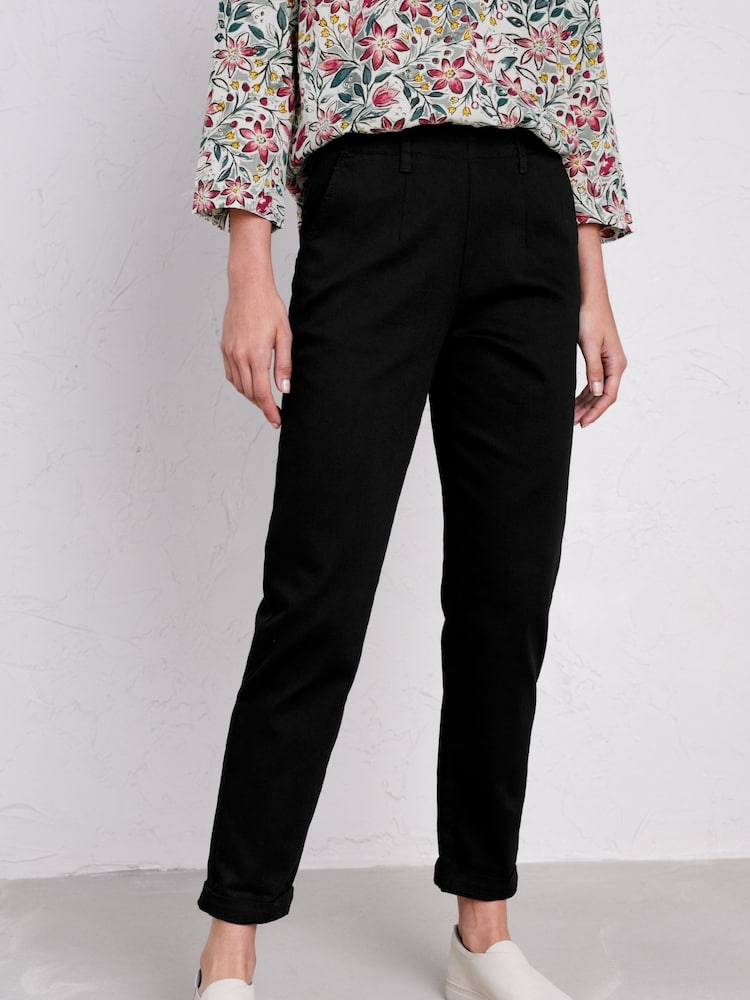 Seasalt Cornwall Black Waterdance Trousers - Image 1 of 7