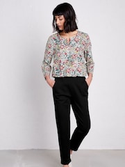 Seasalt Cornwall Black Waterdance Trousers - Image 3 of 7