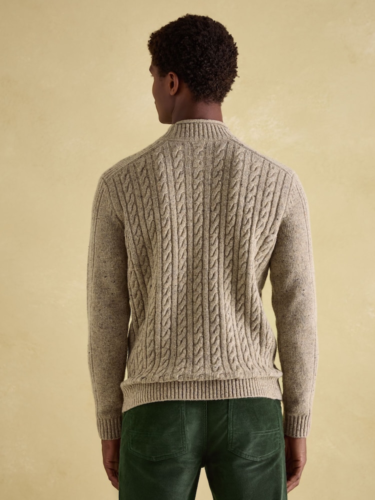 Joules Hansley Cream Wool Knit Jumper - Image 2 of 7 Joules Hansley Cream Wool Knit Jumper - Image 2 of 7