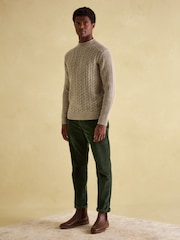 Joules Hansley Cream Wool Knit Jumper - Image 3 of 7