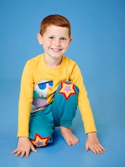 Frugi Blue Piper Circular Parsnip Joggers - Image 2 of 5