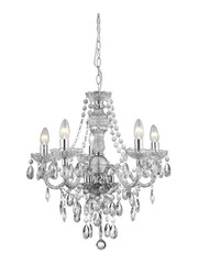 Searchlight Clear Lillie Clear 5Lt Pendant Ceiling Light - Image 2 of 3