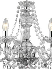 Searchlight Clear Lillie Clear 5Lt Pendant Ceiling Light - Image 3 of 3
