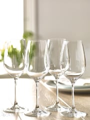 Clear Nova Wine Glasses Set of 4 White Wine Glasses - Image 3 of 4