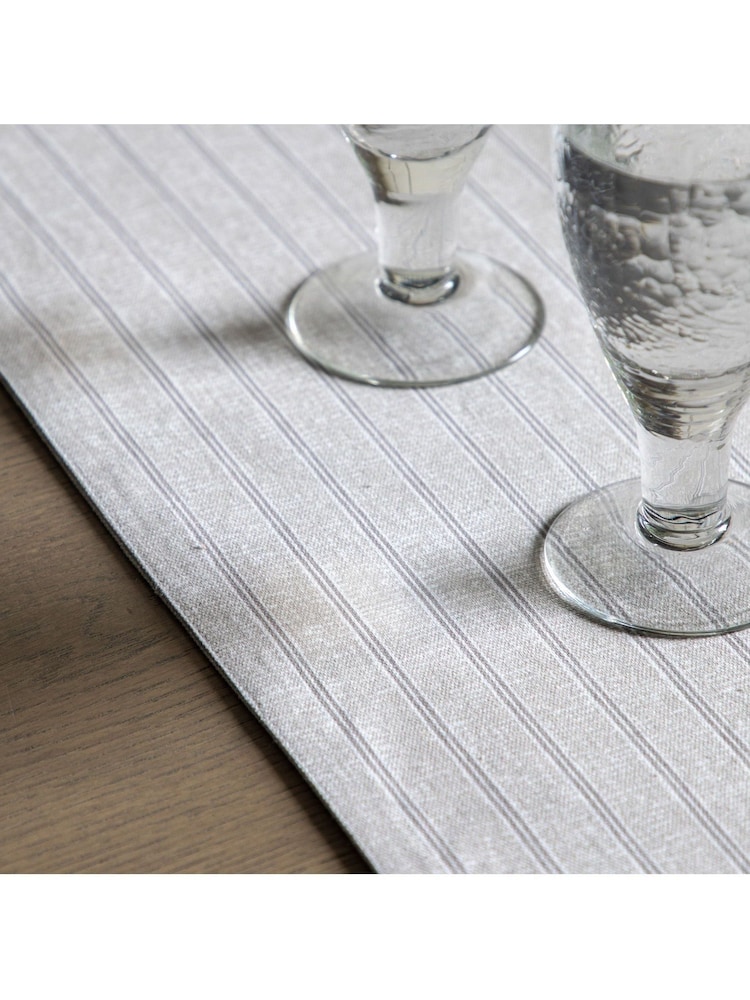 Gallery Home Natural Striped Table Runner - Image 2 of 7