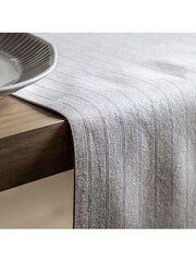 Gallery Home Natural Striped Table Runner - Image 5 of 7