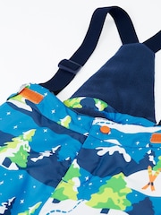 Blau - Frugi Waterproof Snow And Ski Salopettes Trousers - Bild 3 von 4