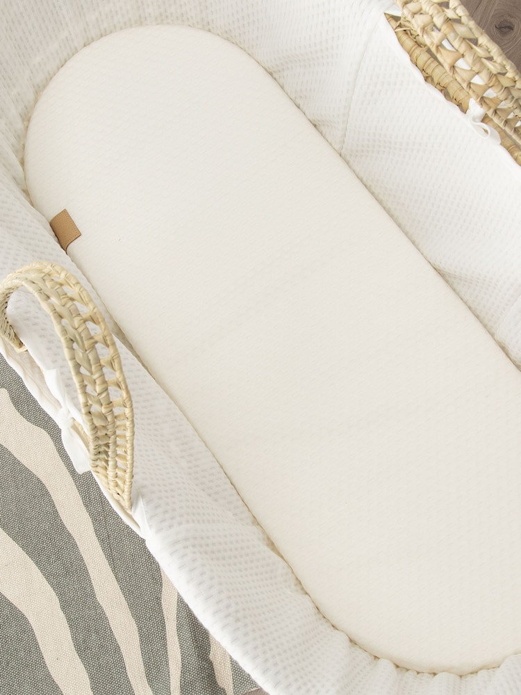 Cuddleco Hypo Allergenic Bamboo Moses Basket Mattress - Image 1 of 5