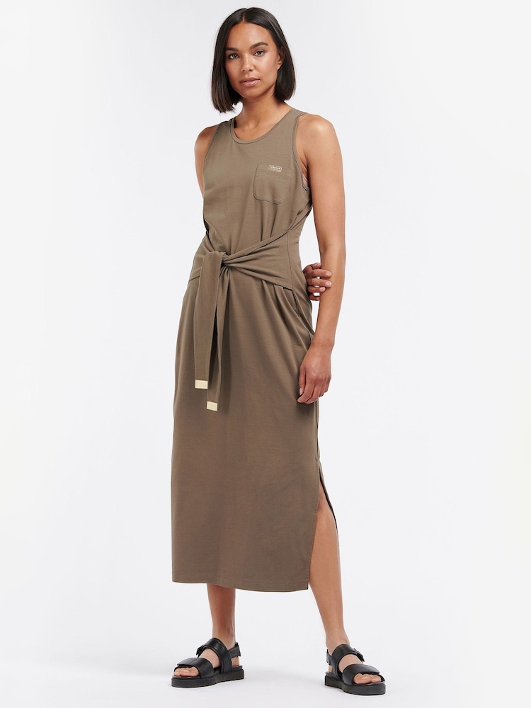 Barbour® International Morgan Stretch Cotton Midi Dress - Image 1 of 7