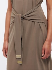 Barbour® International Morgan Stretch Cotton Midi Dress - Image 4 of 7