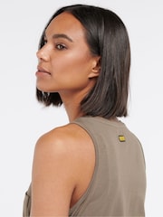 Barbour® International Morgan Stretch Cotton Midi Dress - Image 5 of 7