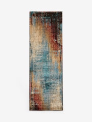 Rust Brown Bronx Salvage Abstract Runner - Image 2 of 4
