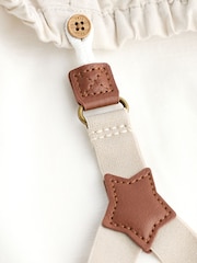 Neutral Shirt Body, Shorts and Braces Baby 4 Piece Set (0mths-2yrs) - Image 8 of 8
