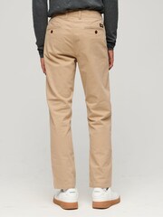 Superdry Brown Slim Officers Chinos Trousers - Image 2 of 7