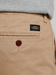 Superdry Brown Slim Officers Chinos Trousers - Image 6 of 7
