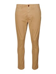 Superdry Brown Slim Officers Chinos Trousers - Image 7 of 7