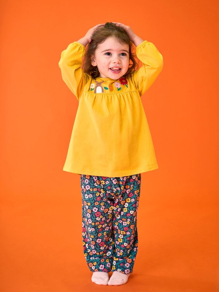 Frugi Yellow Mairi Outfit Top - Image 2 of 5 Frugi Yellow Mairi Outfit Top - Image 2 of 5