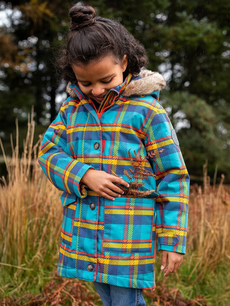 Frugi Blue Waterproof Penhale Parka - Image 1 of 7 Frugi Blue Waterproof Penhale Parka - Image 1 of 7