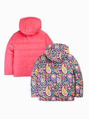 Frugi Purple Reversible Toasty Trail Jacket - Image 3 of 5