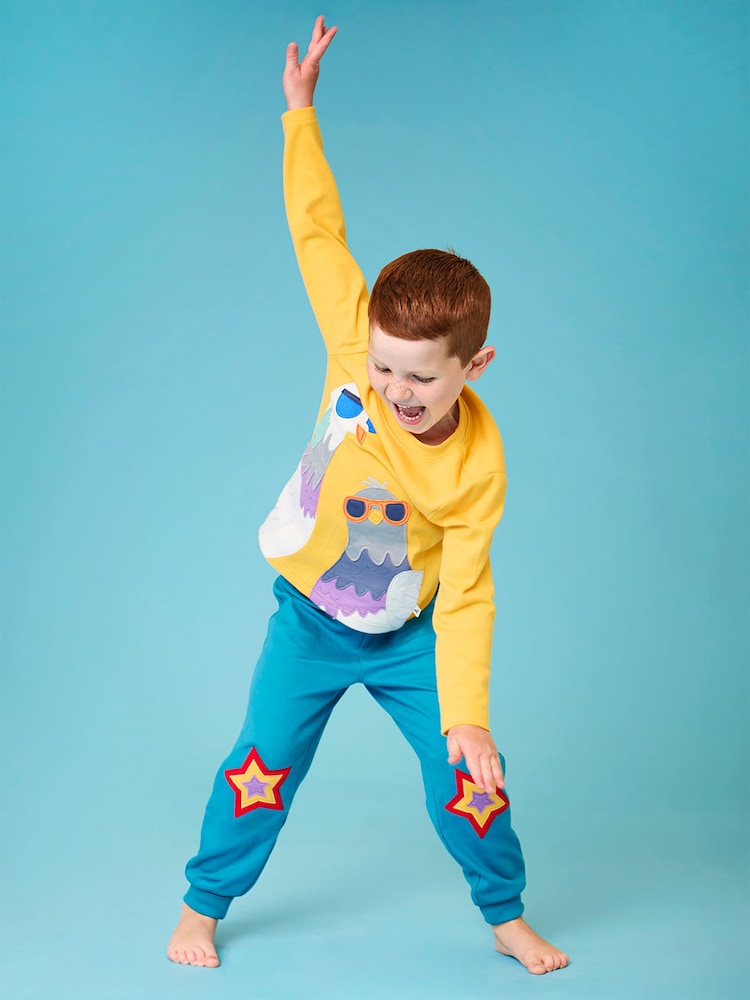 Frugi Yellow Ebb Applique Top - Image 2 of 5 Frugi Yellow Ebb Applique Top - Image 2 of 5