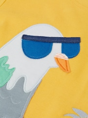 Frugi Yellow Ebb Applique Top - Image 5 of 5
