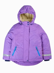 Frugi wasserdichter Mantel mit Schnee- und Ski-Landschaftsmotiv - Bild 1 von 5