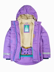 Frugi wasserdichter Mantel mit Schnee- und Ski-Landschaftsmotiv - Bild 3 von 5